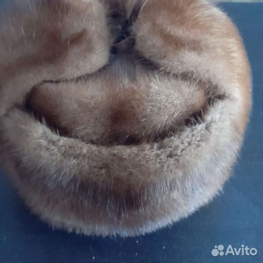 Шапка ушанка мужская норка