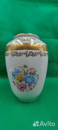 Антикварная фарфоровая ваза bareuther bavaria
