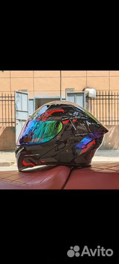 Мотошлем модуляр,М,57-58 cм. Новый