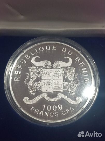 Монета Владимир Высоцкий и Марина Влади