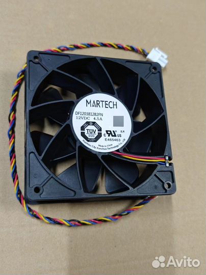 Antminer,Оригинальные кулеры Martech 4.5A DF120381