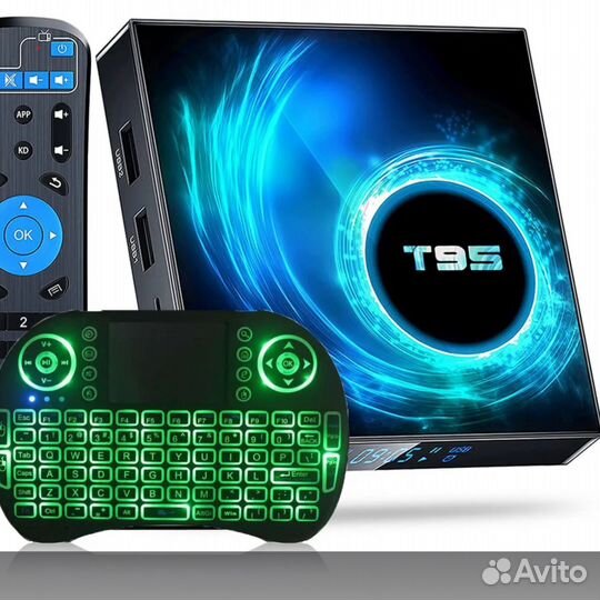 Тв приставка прошитая T95 Андроид SMART TV WiFi-5G