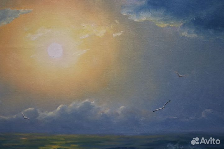 Картина маслом Морской пейзаж