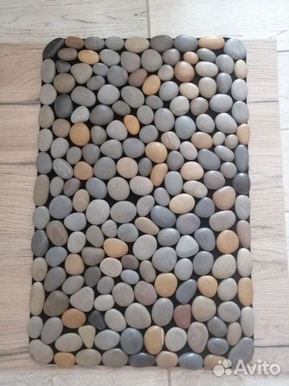 Коврик из камней морской гальки 60х40