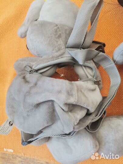 Плюшевый рюкзак - мышка детский