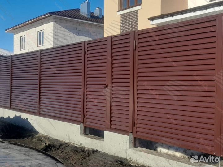 Забор жалюзи