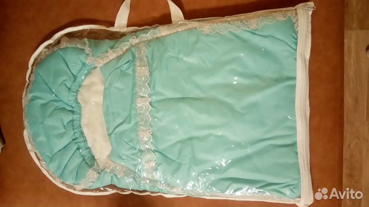 Детский конверт на выписку