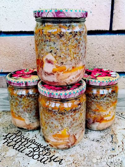 Гречка с овощами и с мясом молодого поросёнка