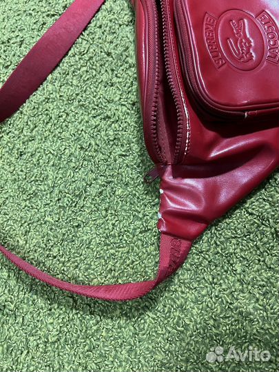 Supreme lacoste сумка