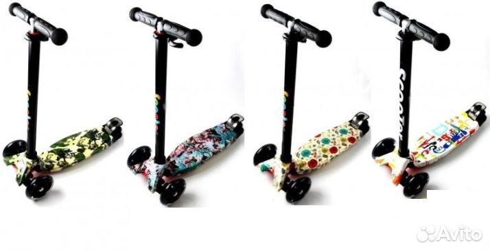 Самокат со светящимися колесами в Самаре