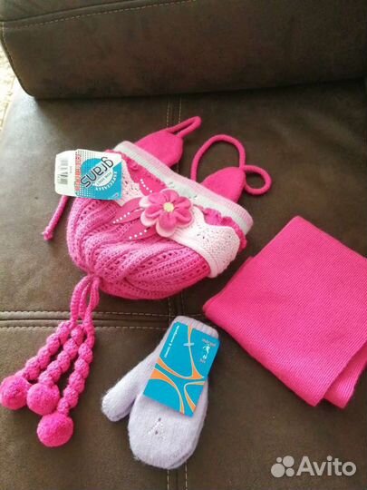 Шапка зимняя для девочки