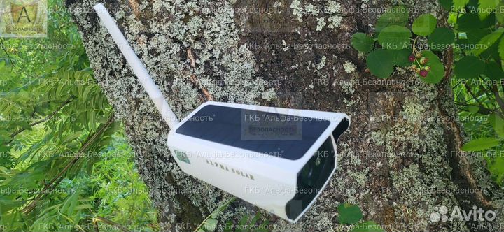 4G камера видеонаблюдения с питанием от солнца