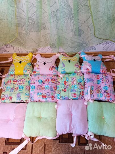 Балдахин в кроватку с бортиками