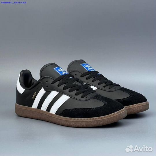 Кроссовки Adidas Samba Black (Арт.11934)