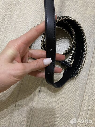 Ремень женский черный