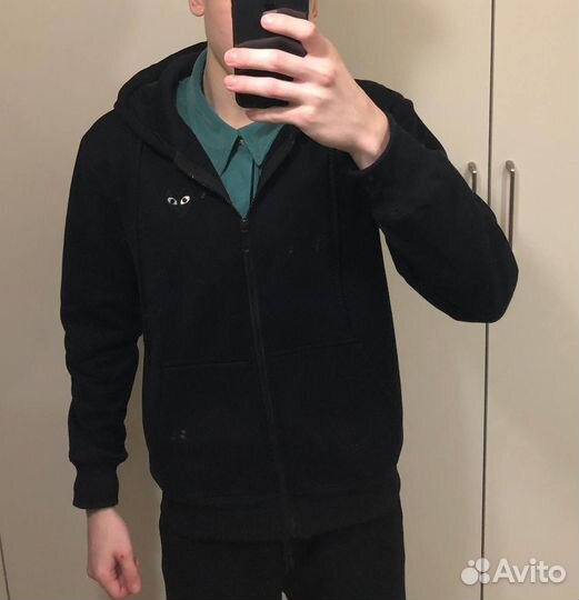 Зип худи comme des garcons play cdg