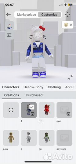 Фигурка в роблокс