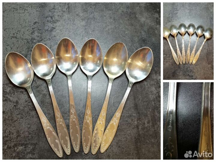 Ложки,вилки,ножи,половник,блюдо СССР мельхиор