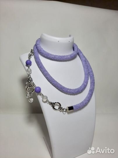 Колье из бисера