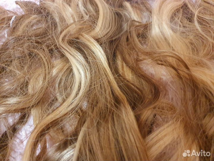 Волосы на заколках новые