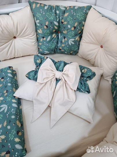 Бортики в кроватку новые