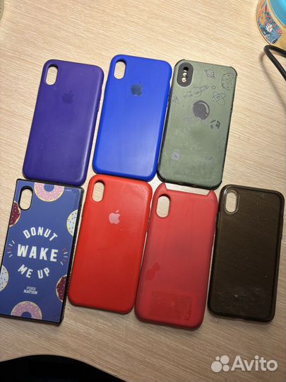 Чехол, стекло на iPhone X