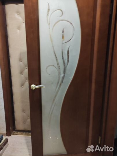 Межкомнатные двери бу 60 см с коробкой
