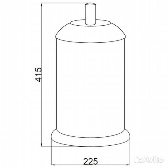 Мусорное ведро Boheme Murano Cristal 10914-crst-G