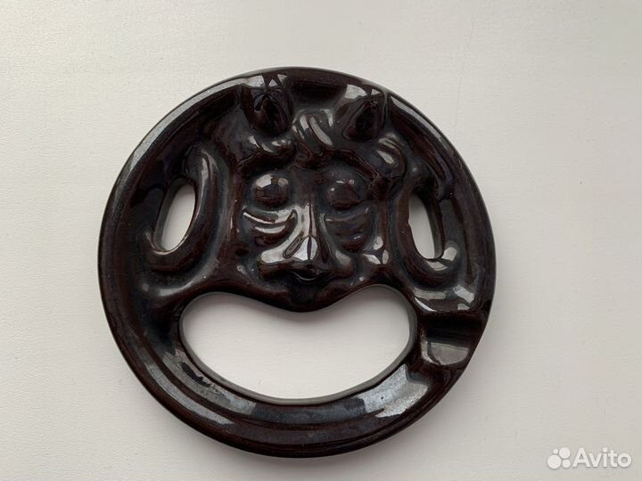 Пепельница Черт. Керамика СССР