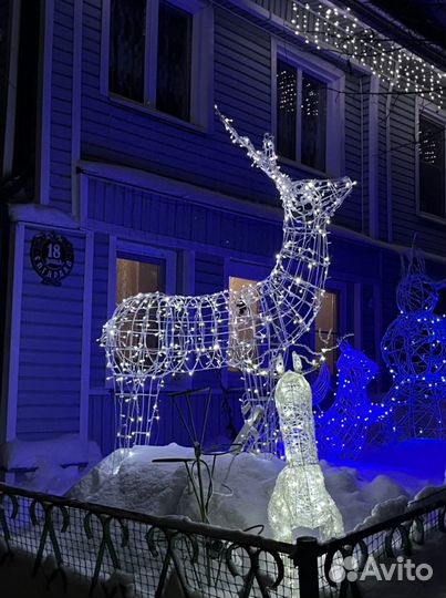 Фигуры животных светодиодные