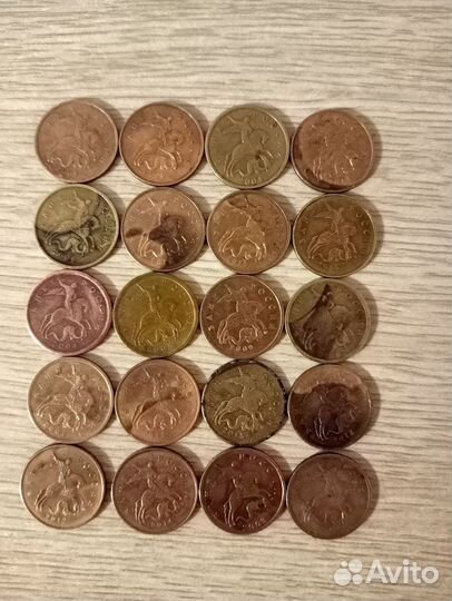 Продаю монеты. Брак. 1 коп. 5 коп. 10 коп. 50 коп