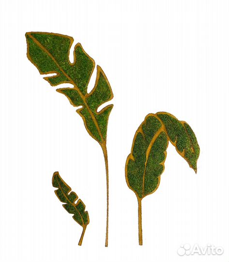 Настенный декор из мха