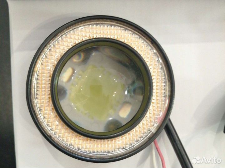 Дневные ходовые огни круглые 2цветные