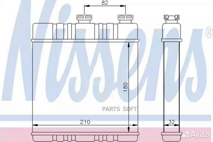 Радиатор отопителя chevrolet astra (1998) 2.0 DTI