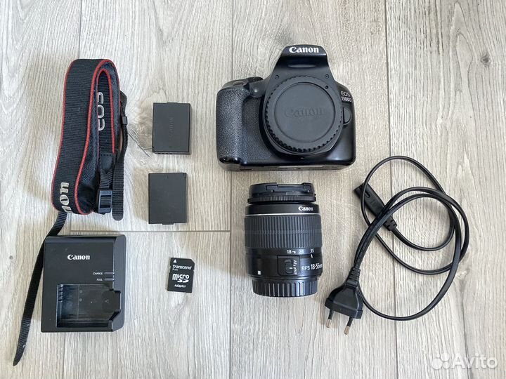 Зеркальный фотоаппарат canon 1300d