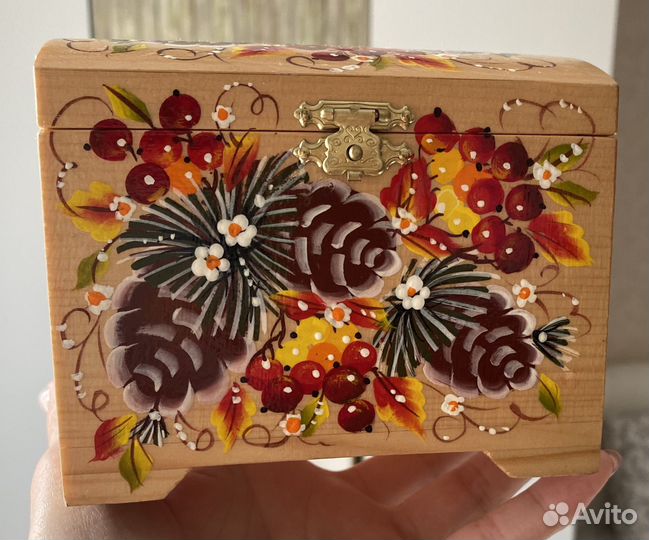 Шкатулка ручная роспись