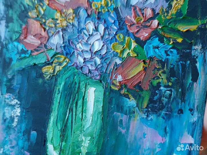 Оригинальная авторская миниатюрная картина маслом