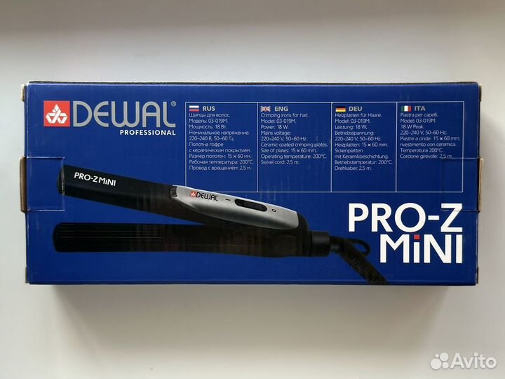 Dewal Pro-z mini 03-019M Щипцы мелкое гофре