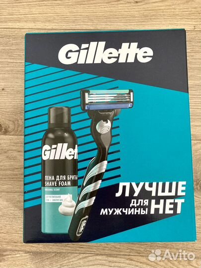 Gillette mach 3 набор подарочный