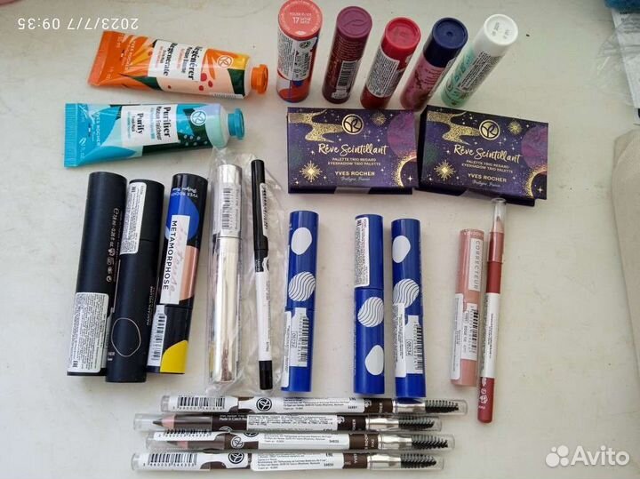 Ив Роше, Тушь, Карандаши,Тени, Бальзамы