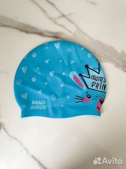 Шапочка для плавания mad wave бассейн