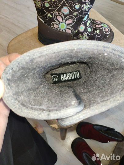 Зимние ботинки для девочки 27 размер Barkito