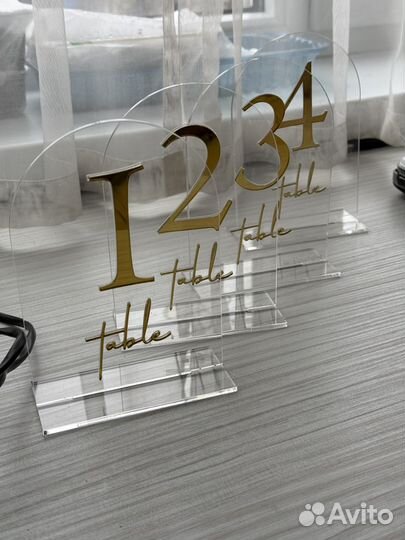 Номерки на стол