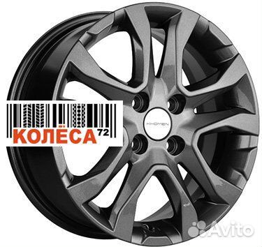 Khomen Wheels KHW1503 6x15 4x98 ET36 Dia58.6 Gray