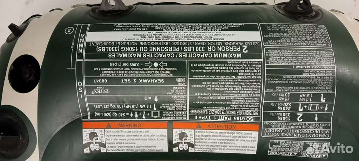 Надувная лодка seahawk 2