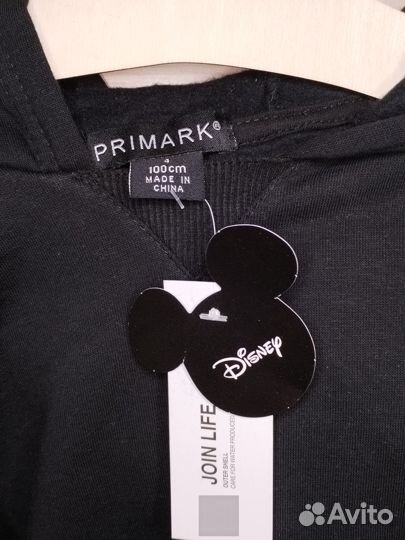 Костюм Primark кофта и штаны на флисе новый р 100