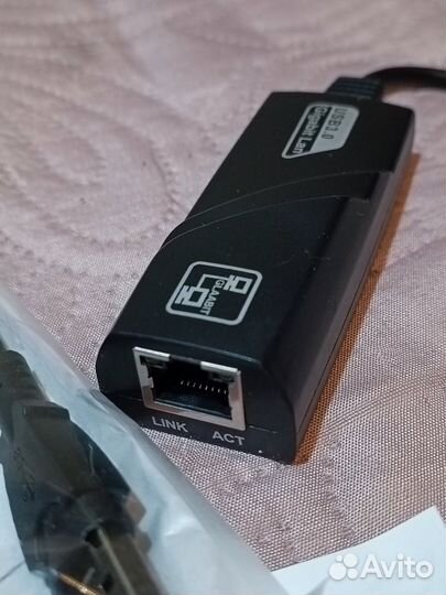 Сетевой LAN адаптер Gigabit USB 3.0 1Гб/с rj45