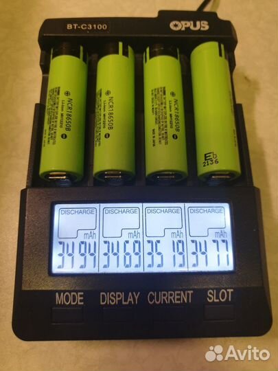 Аккумулятор Li-ion Panasonic ncr18650b 3400 mAh