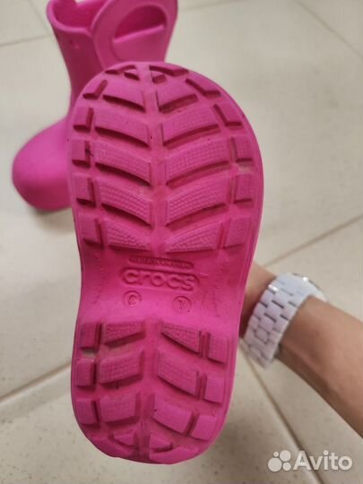 Резиновые сапоги crocs c7