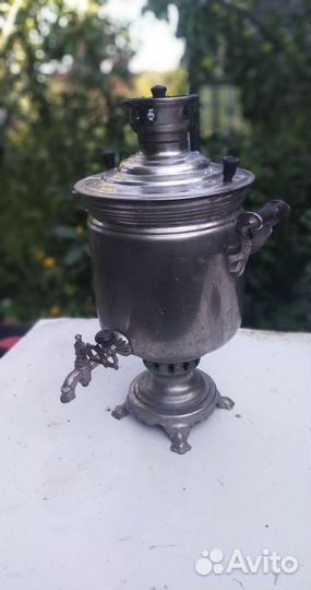 Самовар на дровах старинный